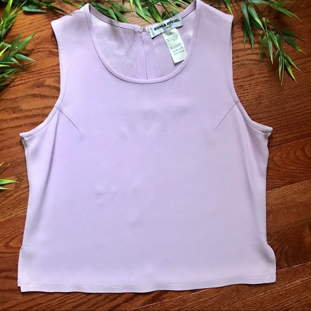 Sonia Rykiel lavender blouse (size 42/8)